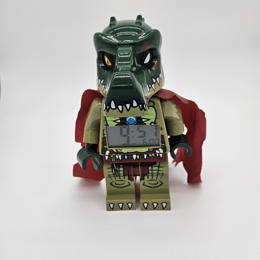 LEGO Legends of Chima "Cragger" Minifigure Digital Alarm Clock - Tested Works